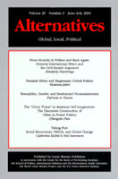 Alternatives:  Global, Local, Political