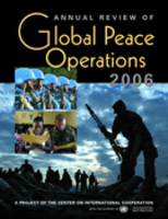 Annual Review of Global Peace Operations, 2006