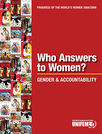 Progress of the World’s Women 2008/2009: Who Answers to Women? Gender and Accountability